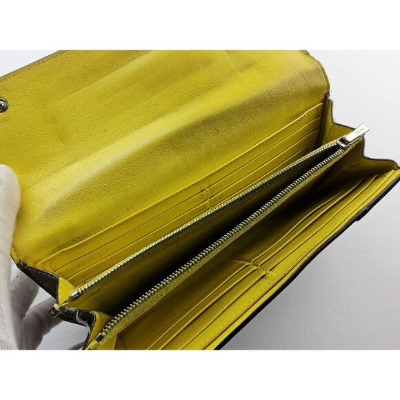 Celine Pebbled Leather Snap Full Size Long Wallet - Picture 10 of 16